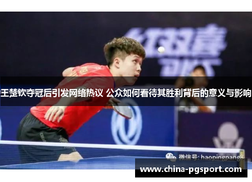 王楚钦夺冠后引发网络热议 公众如何看待其胜利背后的意义与影响
