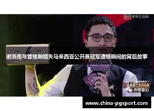 谢浩南与曾维瀚错失马来西亚公开赛冠军遗憾瞬间的背后故事