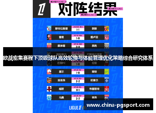 欧战密集赛程下顶级球队高效轮换与体能管理优化策略综合研究体系